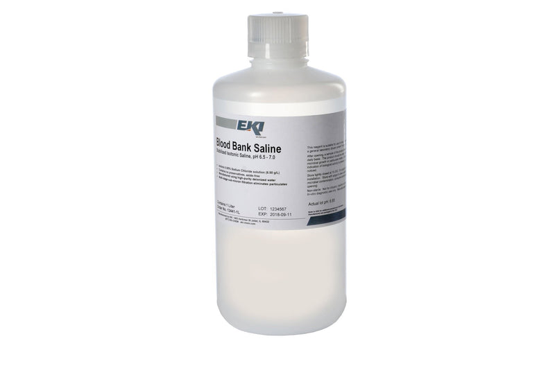 Immunohematology Reagent Saline Blood Bank 0.85% 1 Liter (Each) 