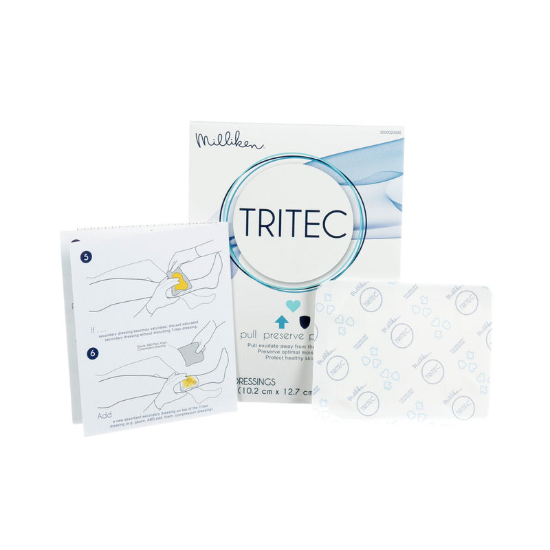 Tritec Contact Layer Wound Dressing, 4 x 5 Inch (Case of 100)