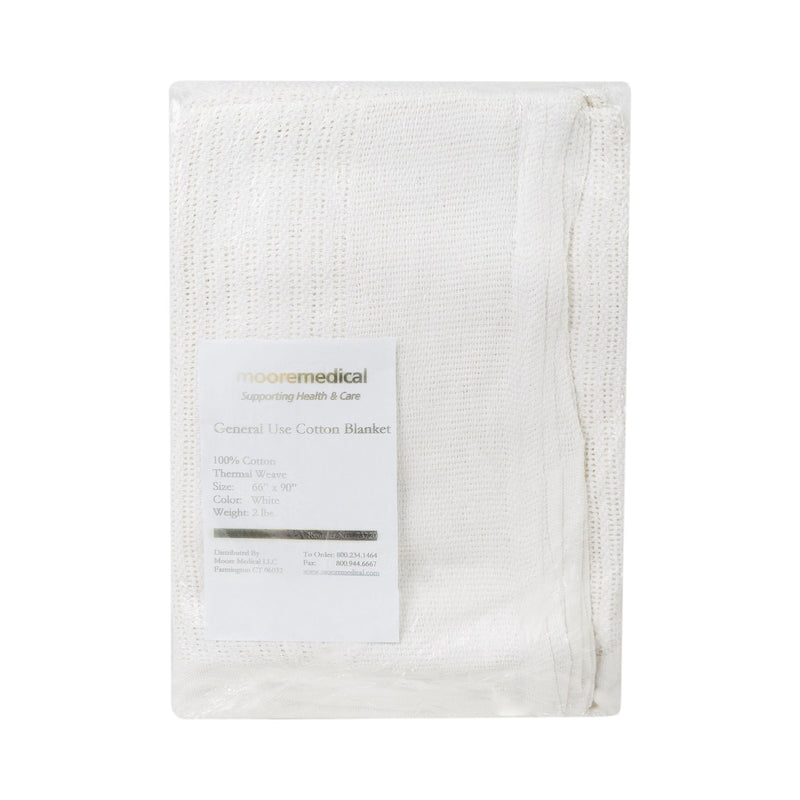 McKesson Cotton Thermal Blanket, 66 x 90 Inch 