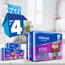 Attends Discreet Women's Underwear, Level 5, Large (Case of 72)