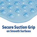 Veridian Healthcare LLC Theracare Bathtub Mat, Antifungal, Blue, 15 x 27 Inch (20/CS) 