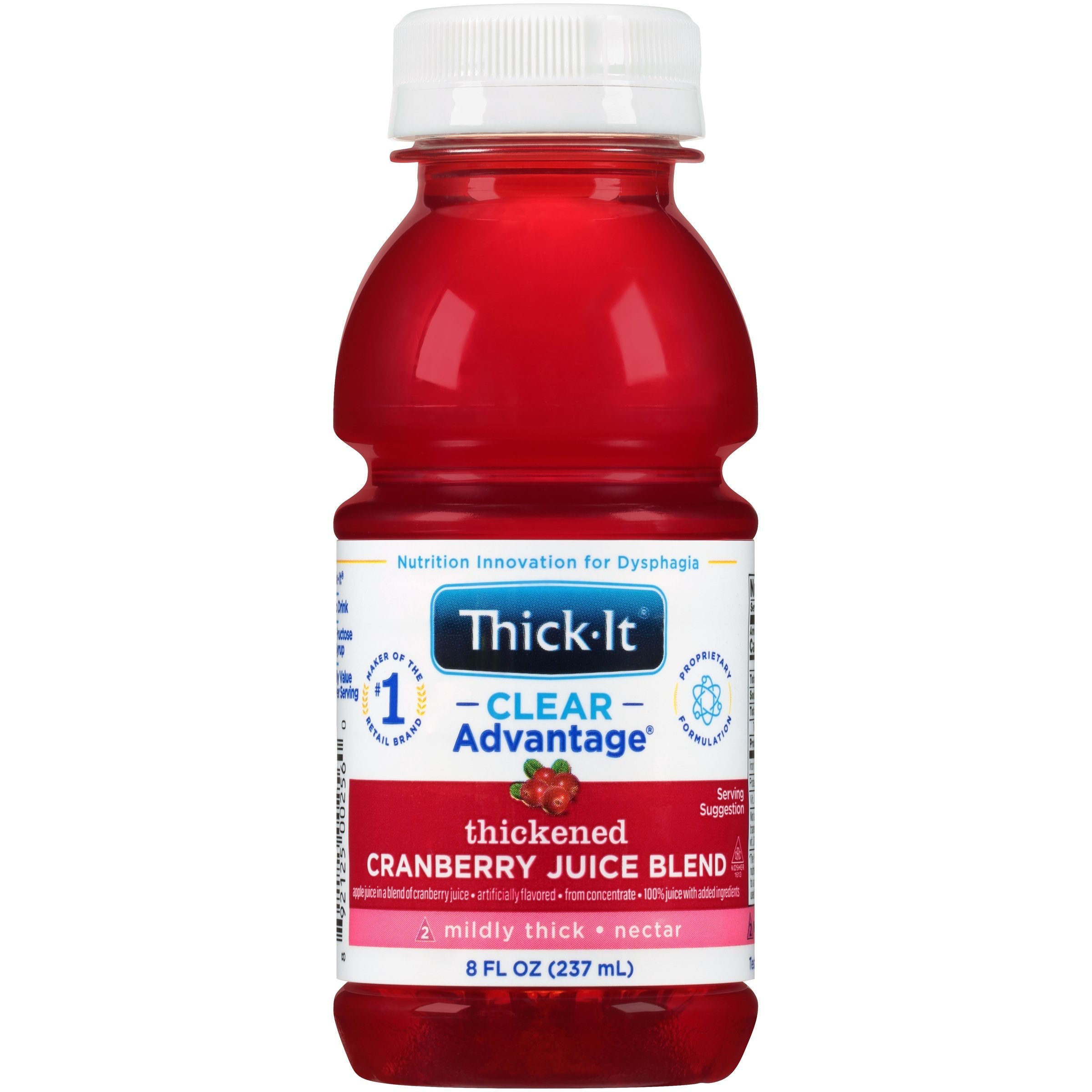 Kent Precision Foods Thick-It Clear Advantage Nectar Consistency Cranberry Thickened Beverage (24/CS) 