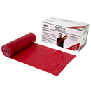 Fabrication Enterprises CanDo Low Powder Exercise Resistance Band, Red, 5" x 6 Yard, Light Resistance 