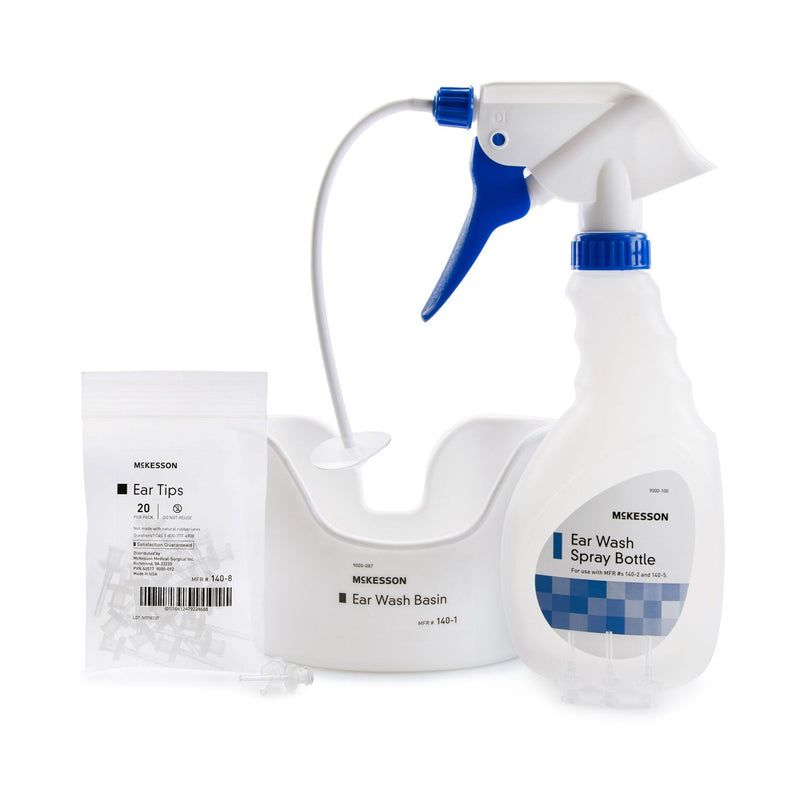 McKesson Brand McKesson Ear Wash System Kit Spray Bottle with Flexible Tube and 23 Ear Tips (10/CS) 