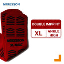 McKesson Slipper Socks, Double Tread, Extra Large, Red (Case of 48 Pairs)