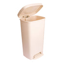 McKesson Waste Can with Step-On Pedal, Beige, 15.16 x 14.76 x 26.57 Inch (Case)