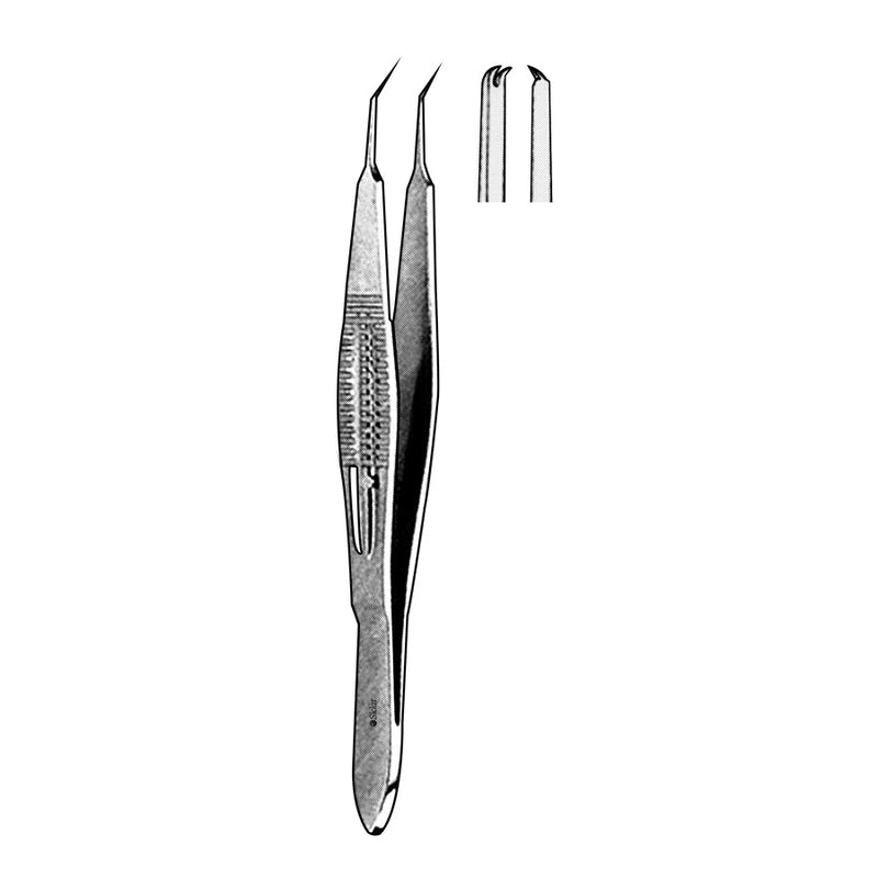 Sklar Castroviejo Micro Tying Forceps with Tying Platform - 66-6104 