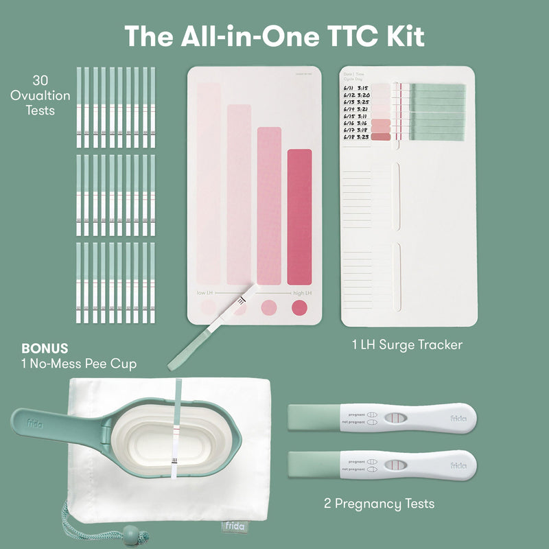 Reproductive Health Test Kit Frida Fertility All-in-One Ovulation and Pregnancy Test