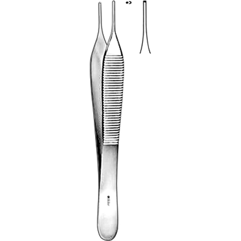Sklar Adson Micro Tissue Forceps - 6", Straight, 1x2 Teeth - 98-2067