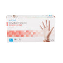 McKesson Vinyl Exam Glove, Large, Clear (Case of 1000)