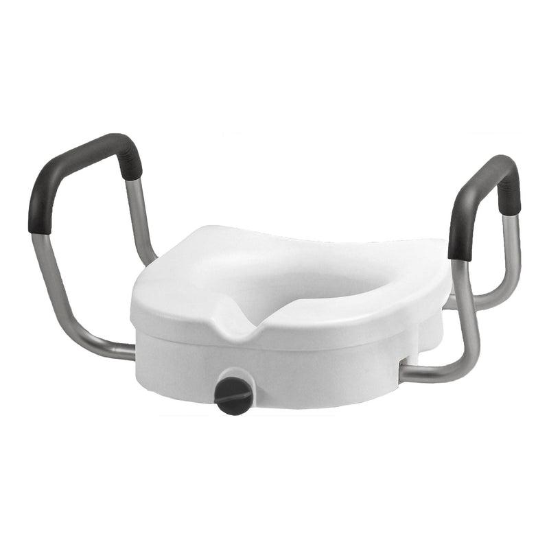 Nova Ortho-Med Raised Toilet Seat with Detachable Arms, 5 Inch Height (Case of 2)