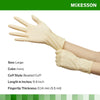 McKesson Confiderm Latex Exam Glove, Large, Ivory (Case of 1000)
