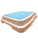 Bath Step Stool North American Health + Wellness Portable 1 Step Plastic 4 Inch Step Height (Case of 4)