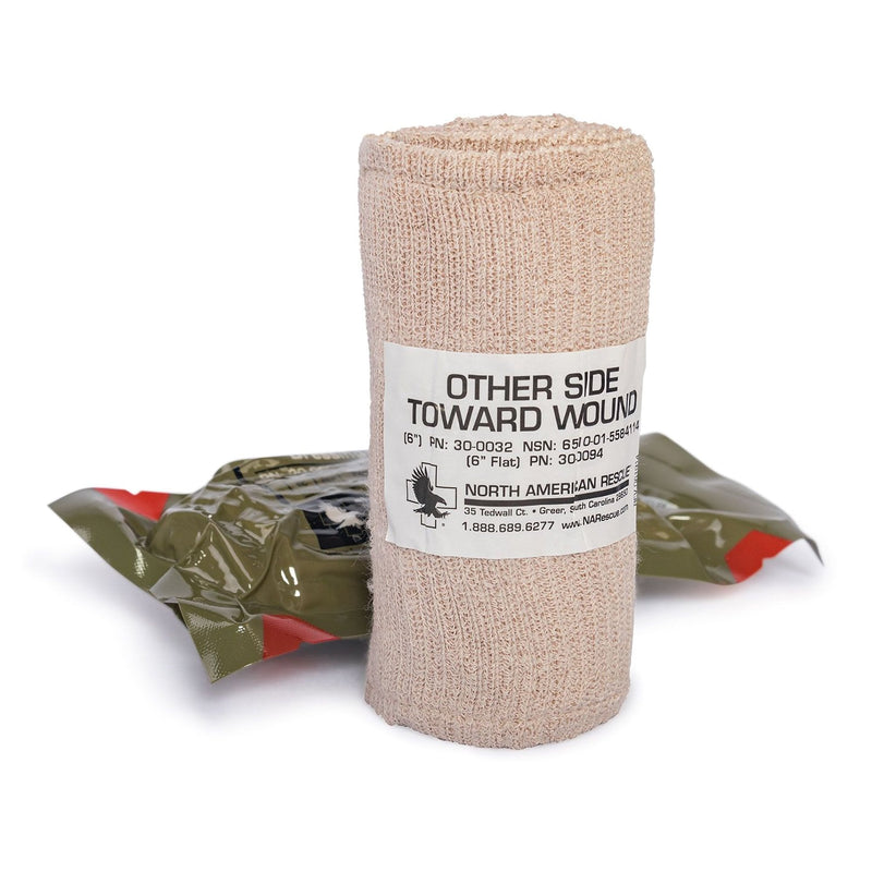 North American Rescue ETD C-Clasp Closure Trauma Dressing, 6 X 70 Inch 
