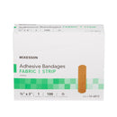 McKesson Tan Adhesive Strip, 3/4 x 3 Inch (Case of 2400)