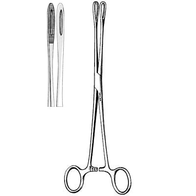 Sklar Schweizer Uterine Forceps - Straight, 9-1/2" - 90-7995