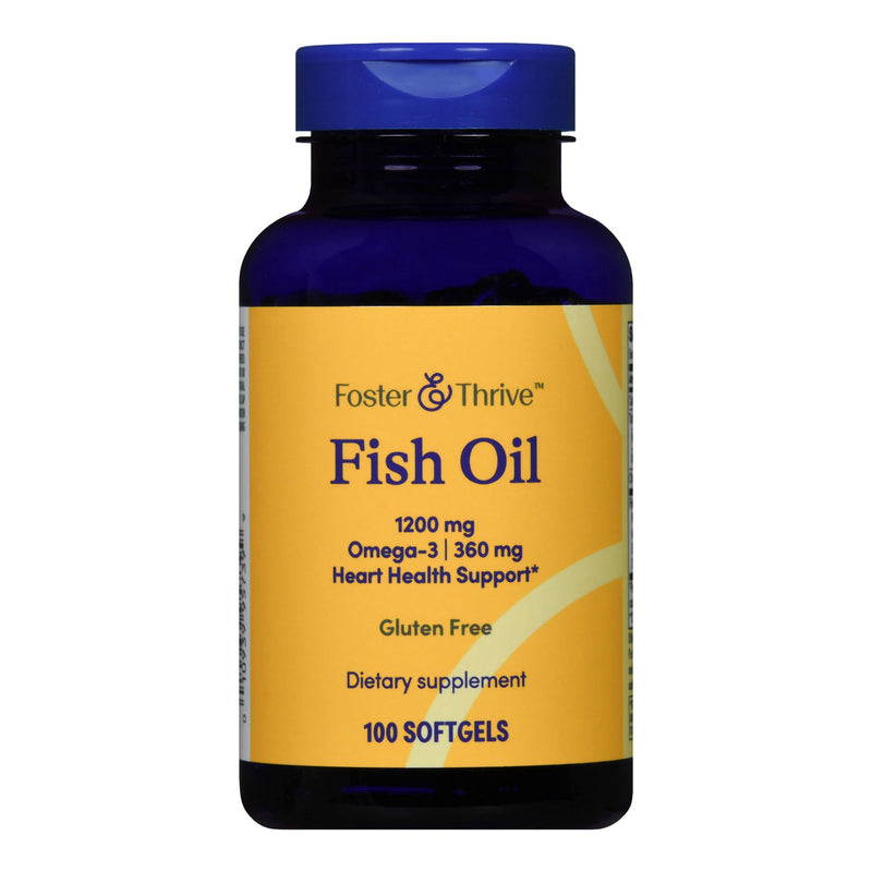 Foster & Thrive Fish Oil 1200 mg Softgels (Bottle of 100)