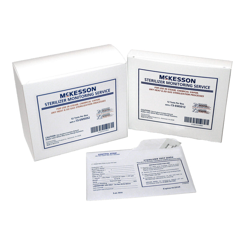 McKesson Sterilizer Monitoring Mail-In Service (Case of 208)