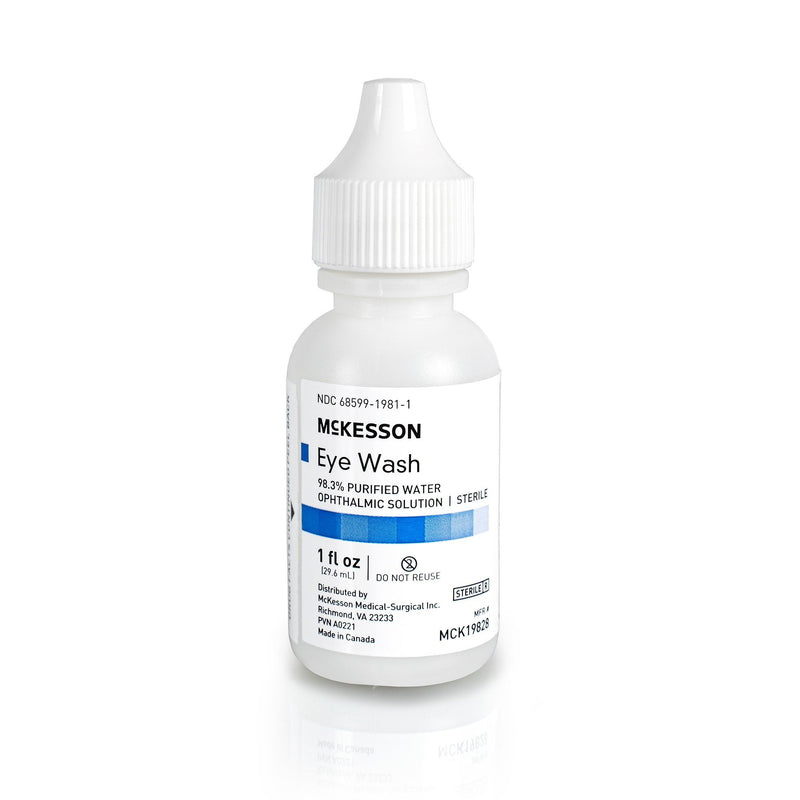 McKesson Brand McKesson Eye Wash Solution, 1-ounce Squeeze Bottle (144/CS) 