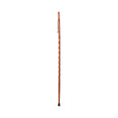 Mabis Healthcare Brazos Twisted Cedar Backpacker Handcrafted Walking Stick, 55-Inch 