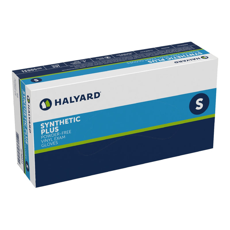 O&M Halyard Inc Halyard Vinyl Exam Glove, Small, White (1000/CS)