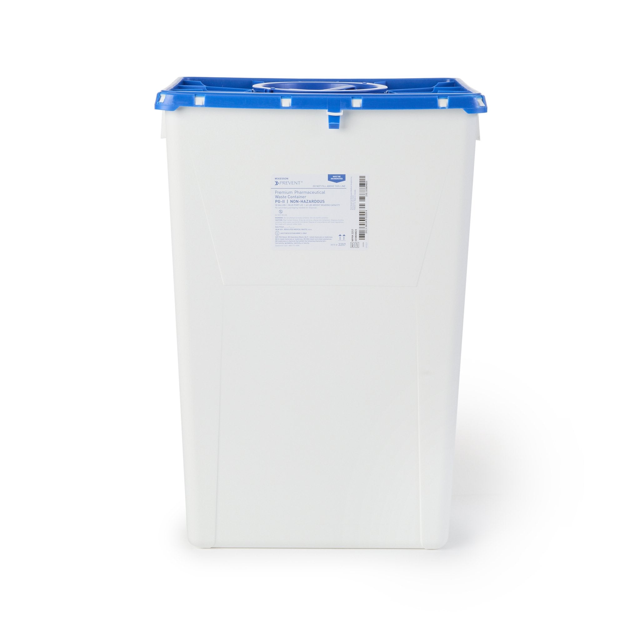 McKesson Brand McKesson Prevent Pharmaceutical Waste Container, 18 Gallon Capacity (7/CS) 