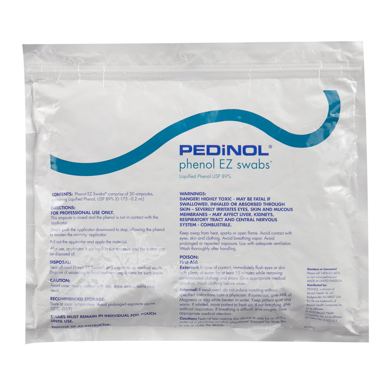PEDiNOL Phenol EZ swabs Topical Anesthetic (Carton of 30)