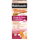 Robitussin Children's Honey Cough & Chest Congestion DM Liquid, 4-ounce bottle (Each)