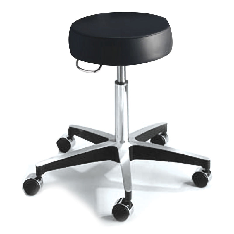 McKesson Round Pneumatic Exam Stool, Black, without Backrest (Each)