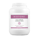 Biotone Dual-Purpose Massage Crème with Arnica and Ivy Extracts, 1-gallon Jar (Case of 4)