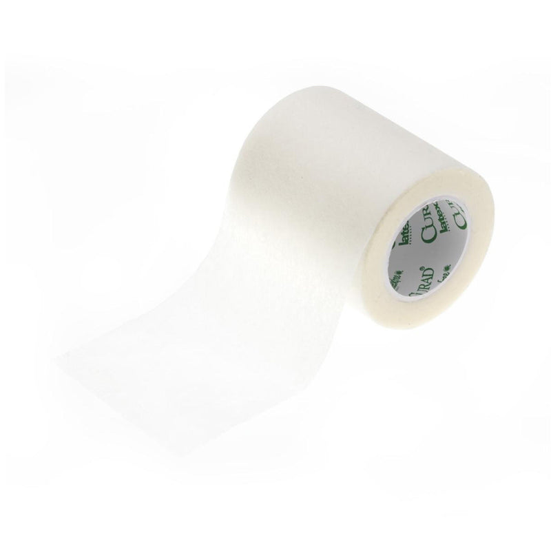 Curad Paper Medical Tape, 2 Inch x 10 Yard, White (Case of 60 Rolls)