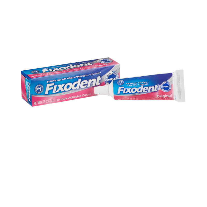 Fixodent Original Denture Adhesive Cream, 0.75 Oz (Case of 24)
