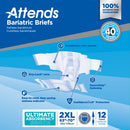 Attends Bariatric Briefs, 2X-Large (48/CS) 