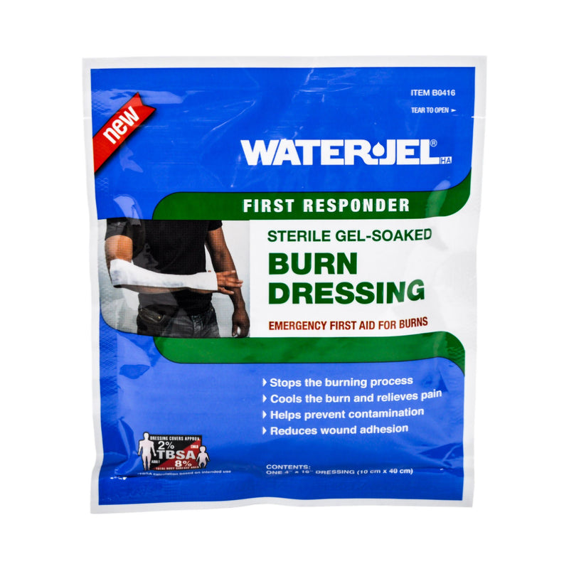 Water-Jel First Responder Burn Dressing, 4 x 16 Inch (Case of 28)