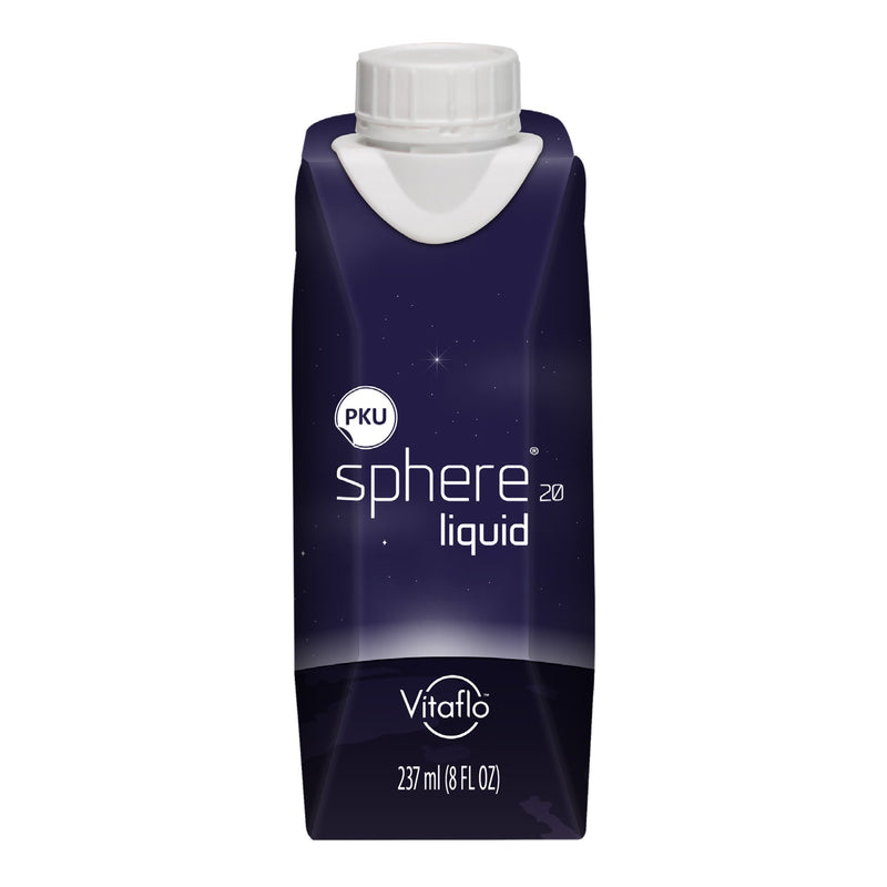 Oral Supplement PKU sphere liquid Vanilla Flavor Liquid 8 oz. Carton (Case of 15)