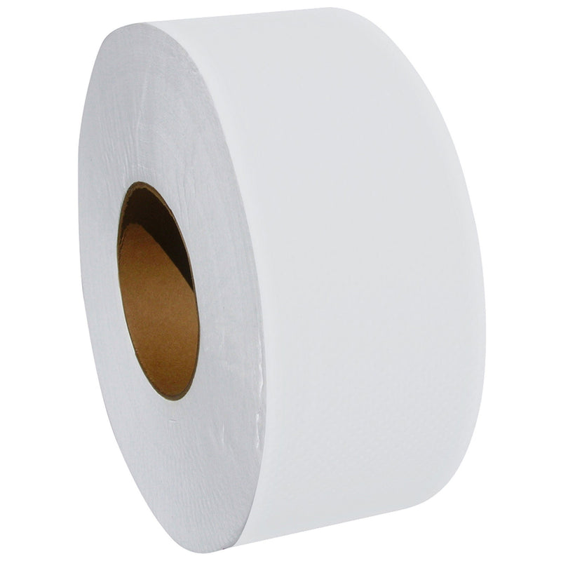 Toilet Tissue Empress White 2-Ply Jumbo Size Cored Roll 100 Sheets 9 Inch X 1000 Foot (Case of 12)