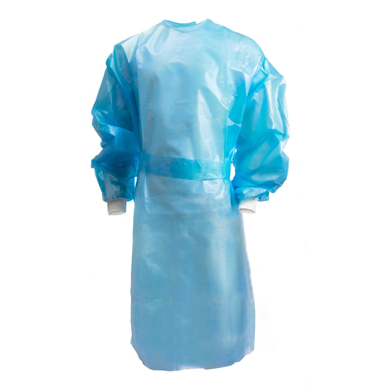 McKesson Brand McKesson Full Back Chemotherapy Procedure Gown, Large (30/CS) 