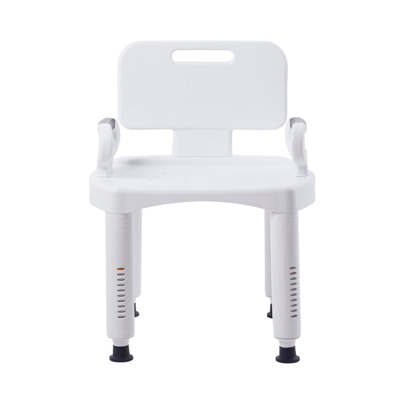 McKesson Bath Bench with Removable Arm Rail and Back, 21.25 Inch Width (Case of 4)