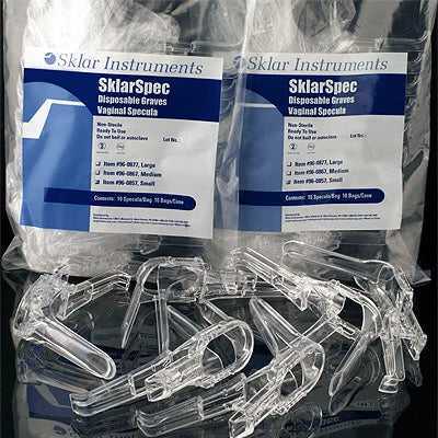 Sklar Sterile Sklar Sterile SklarSpec Plastic Graves Vaginal Speculum - Large, Disposable, CS 100 - 96-1877