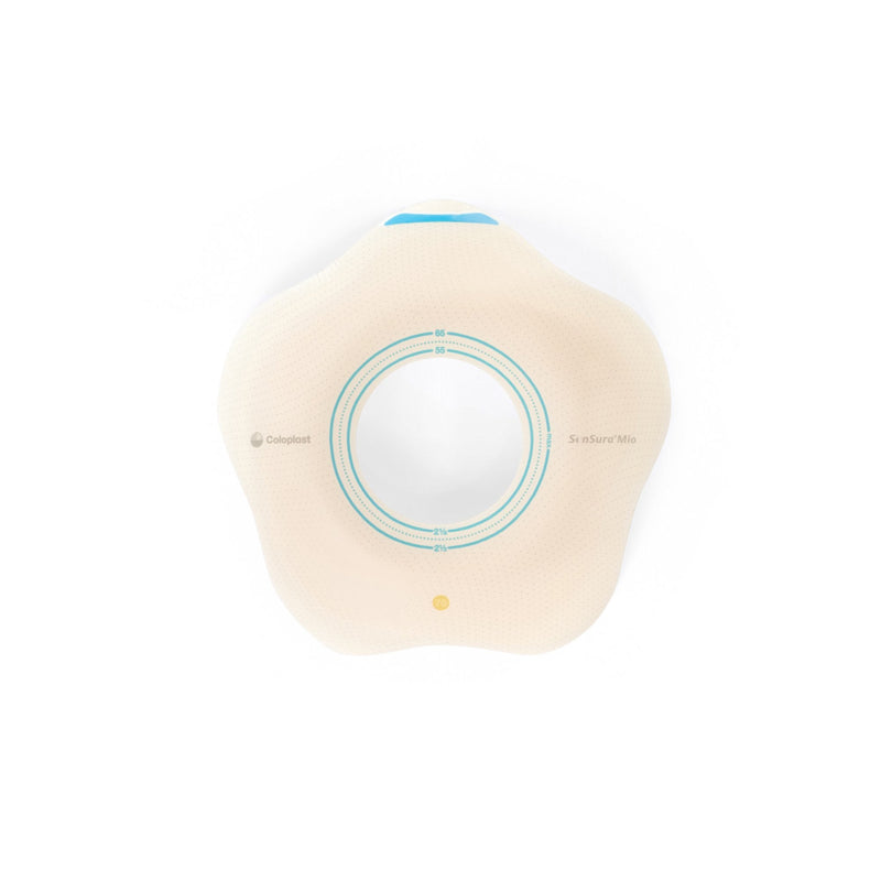 Coloplast SenSura Mio Click Convex Flip Ostomy Barrier, 40 mm Stoma Openings, Blue Match (5/BX) 