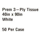McKesson Nonsterile Physical Exam Patient Drape, 40 x 90 Inch (Case of 50)