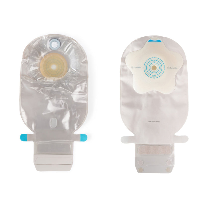 SenSura Mio Convex Flip 1-Piece Transparent Ostomy Pouch, 10 – 50 mm Stomas (Box of 10)