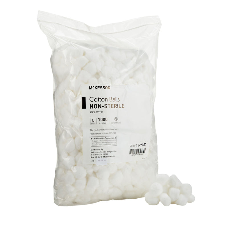 McKesson Nonsterile Cotton Balls, Large (Case of 2000)