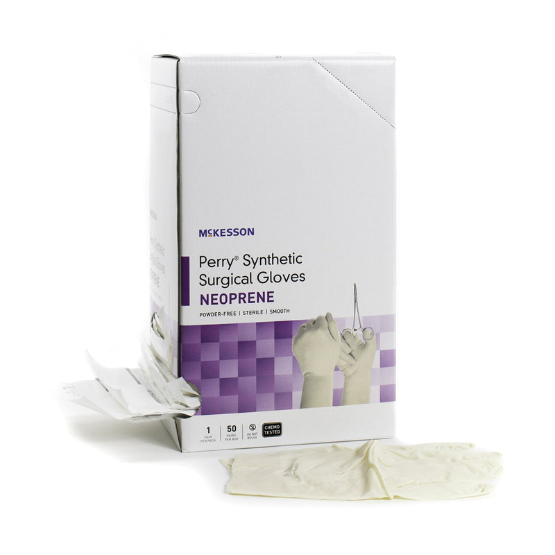 McKesson Brand McKesson Perry Polychloroprene Surgical Glove, Size 8, Cream (200/CS) 