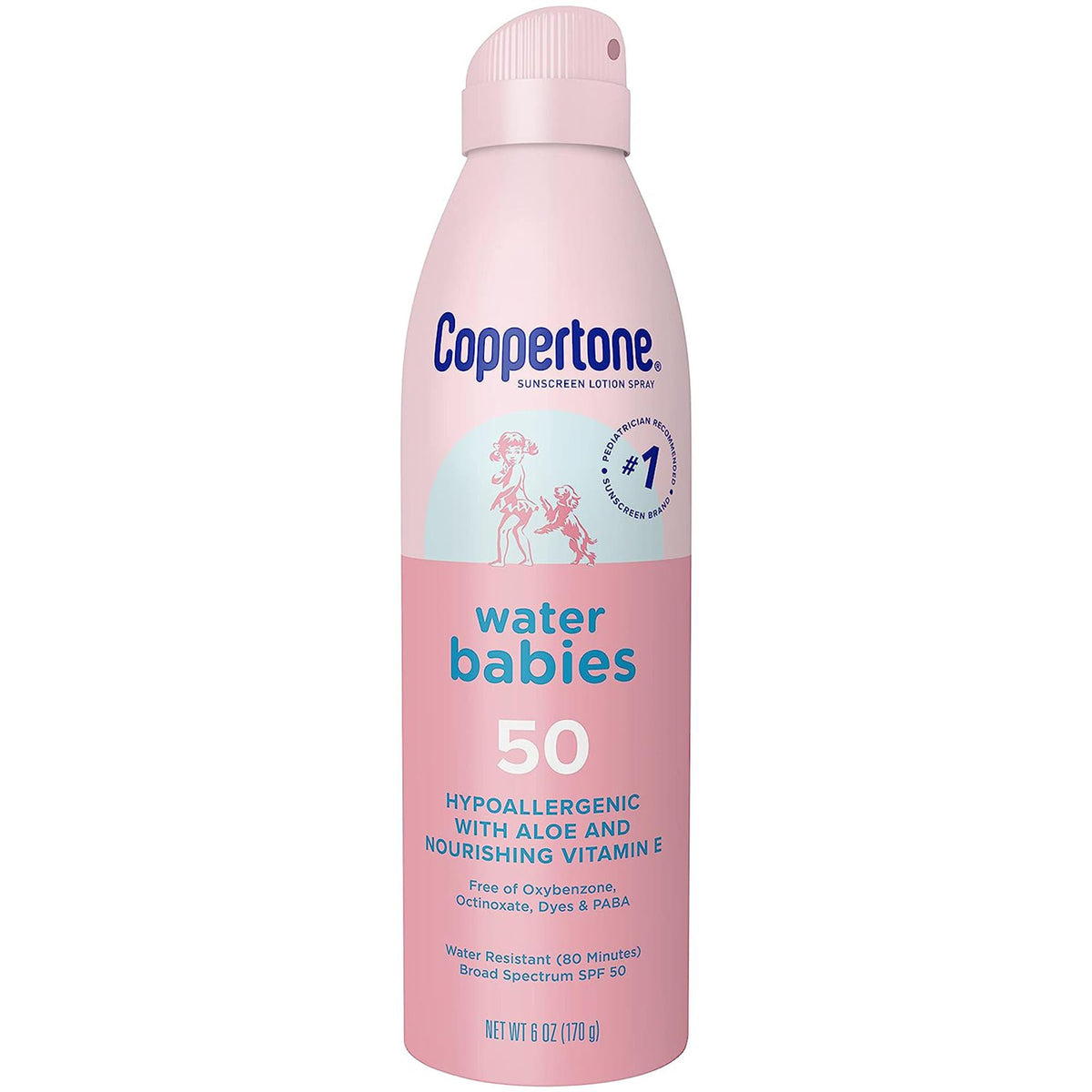 Coppertone Water Babies Sunscreen Spray, SPF 50 (Each)