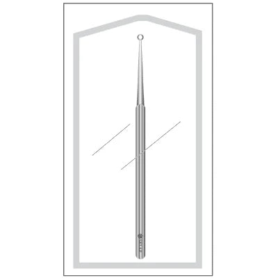 Sklar Sterile Disposable Ear Curette Sterile - 5-3/4", Straight, Child Ring Tip, Disposable, CS 50 - 96-1012
