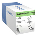 SUTURE NYLON MONO SIZE 4-018IN/45CM 3/8 CIRC 12/BX