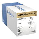 SUTURE CHROMIC GUT SIZE 6-012IN/30CM 3/8 CIRC 12/BX