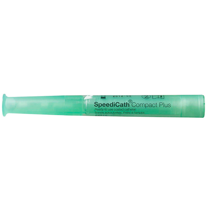 Urethral Catheter SpeediCath Compact Plus Straight Tip Hydrophilic Coated Polyurethane 10 Fr. 3-1/2 Inch Length (Box)