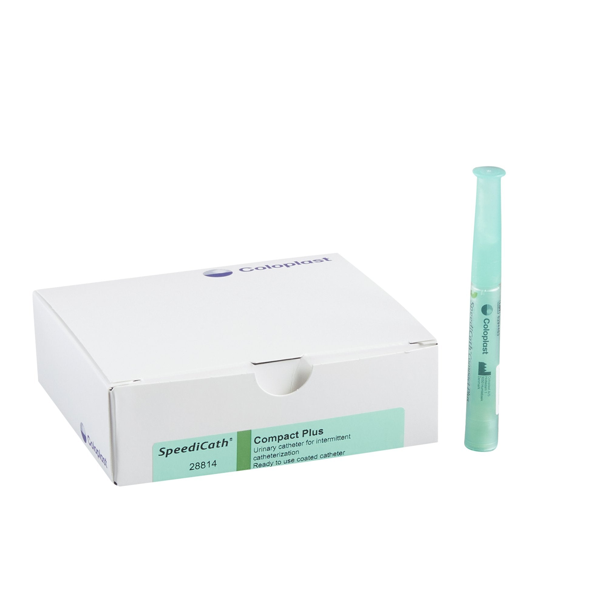 Urethral Catheter SpeediCath Compact Plus Straight Tip Hydrophilic Coated Polyurethane 14 Fr. 3-1/2 Inch Length 